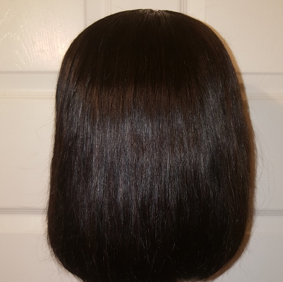 NEW Hand-made 100% Human Hair Bob w/Lace Closure - Picture 4 of 6